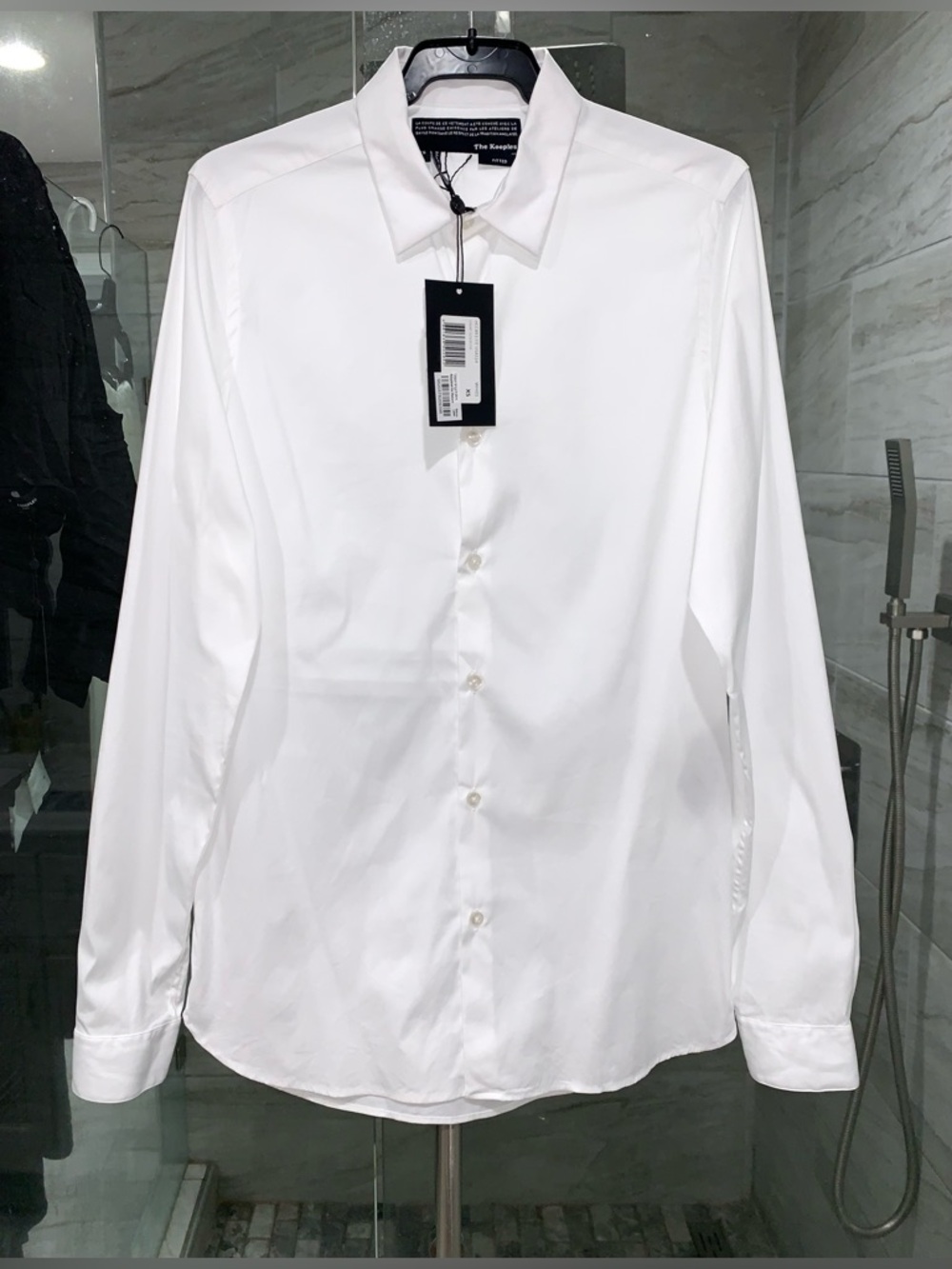 The Kooples $225 NWT Men's White Fitted Dress Shirt, Size XS
